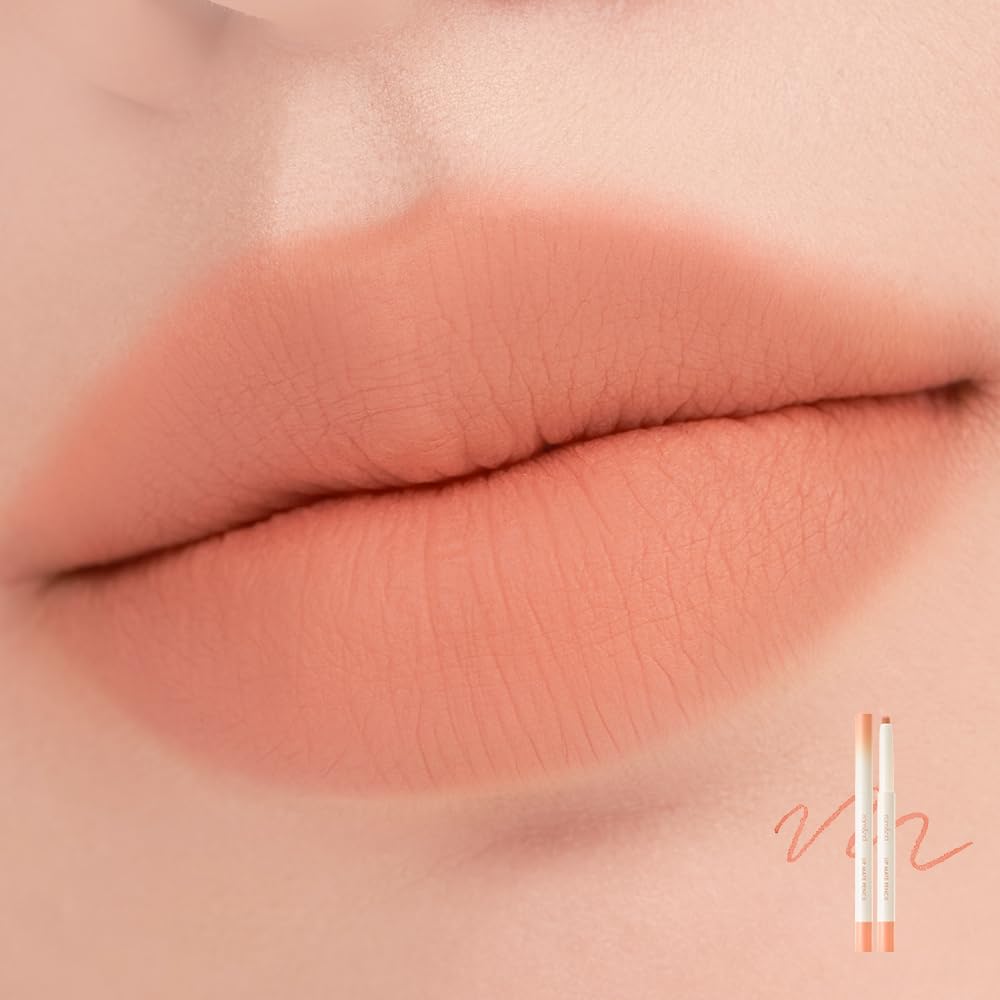 Tenderly Peach on lips
